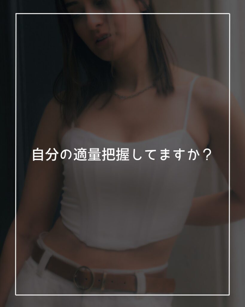 自分に合った食事量　適正量